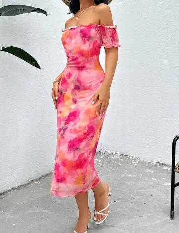 Rochie medie SHEIN, roz