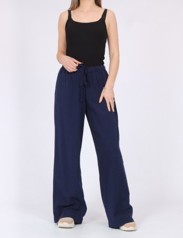 Pantaloni Vero Moda, bleumarin