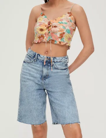 Top Q/S, floral