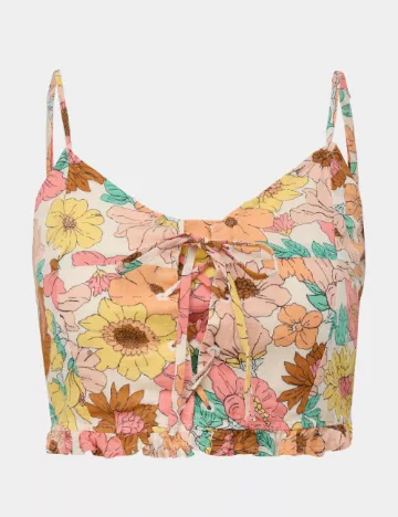 Top Q/S, floral