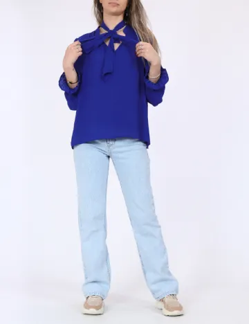 Bluza Vero Moda, albastru Albastru
