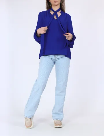 Bluza Vero Moda, albastru Albastru