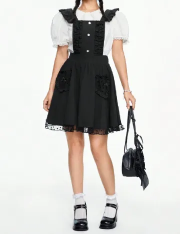 Rochie scurta Romwe, negru