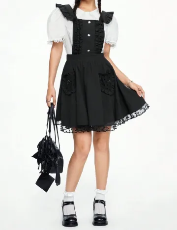 Rochie scurta Romwe, negru