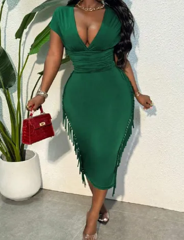 Rochie medie SHEIN, verde