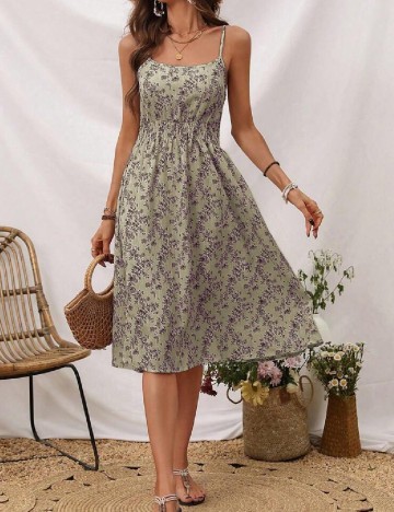 Rochie medie SHEIN, bej