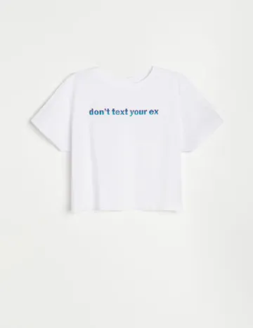Tricou Reserved, alb