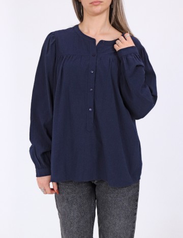 Camasa Vero Moda, bleumarin