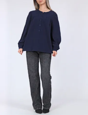 Camasa Vero Moda, bleumarin