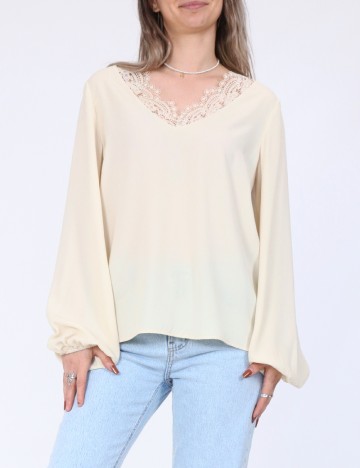 Bluza Vero Moda, crem