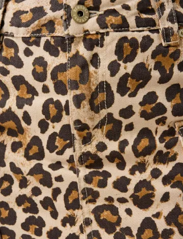 Fusta Bershka, animal print