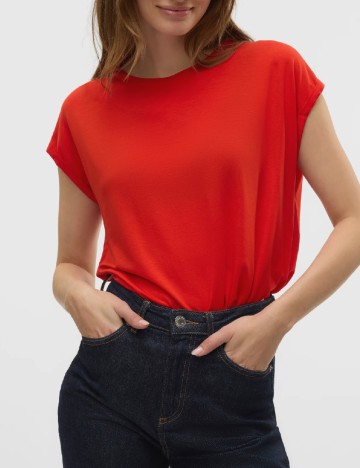 Tricou Vero Moda, rosu
