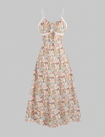 Rochie lunga SHEIN, floral print