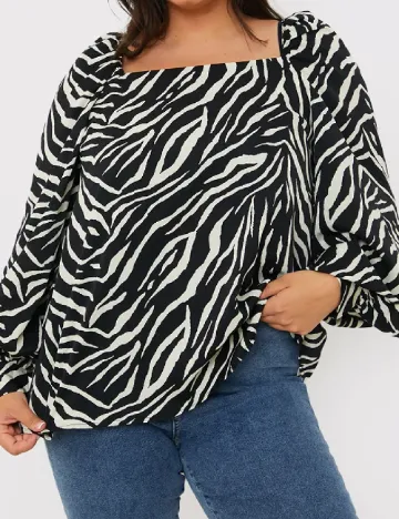Bluza IN THE STYLE, alb/negru