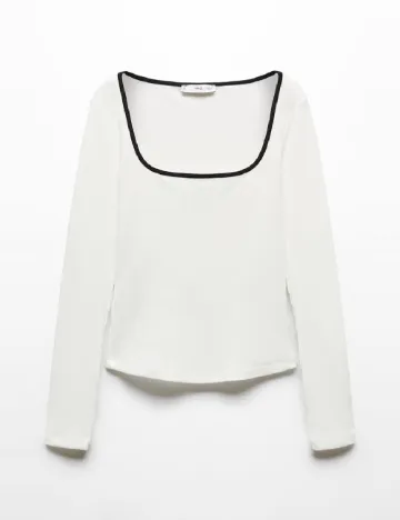 Bluza Mango, alb