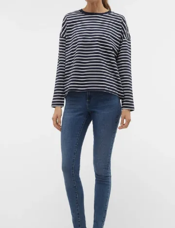 Bluza Vero Moda, bleumarin