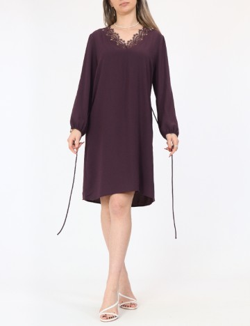 Rochie scurta Vero Moda, pruna