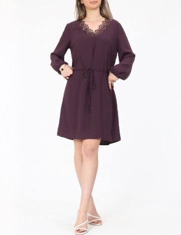 Rochie scurta Vero Moda, pruna