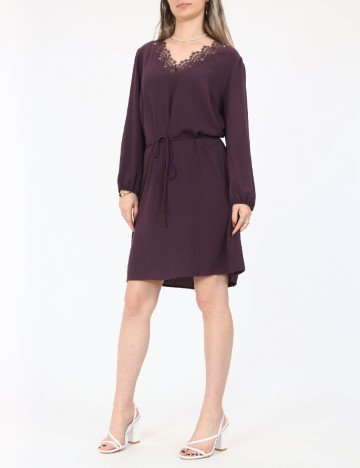 Rochie scurta Vero Moda, pruna