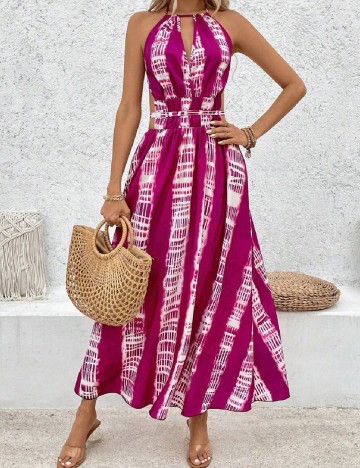 Rochie lunga SHEIN, magenta