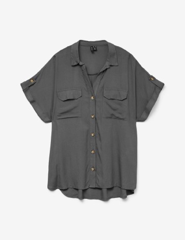 Camasa Vero Moda, gri