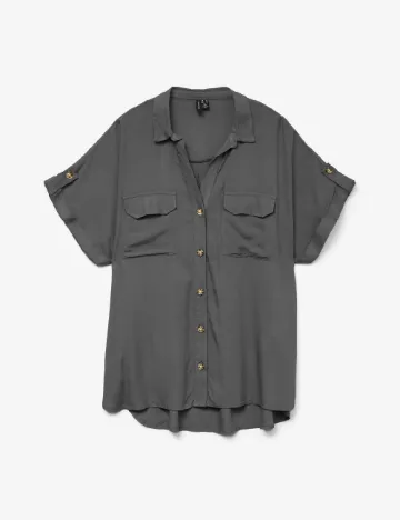 Camasa Vero Moda, gri