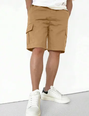 Pantaloni scurti Shein Kids, maro