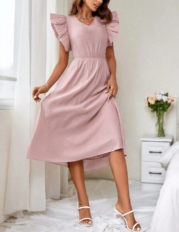 Rochie medie SHEIN, roz