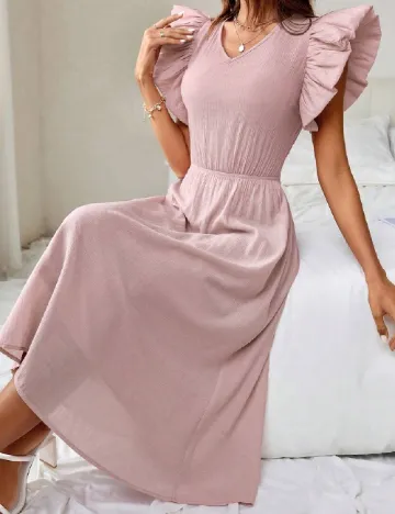 Rochie medie SHEIN, roz