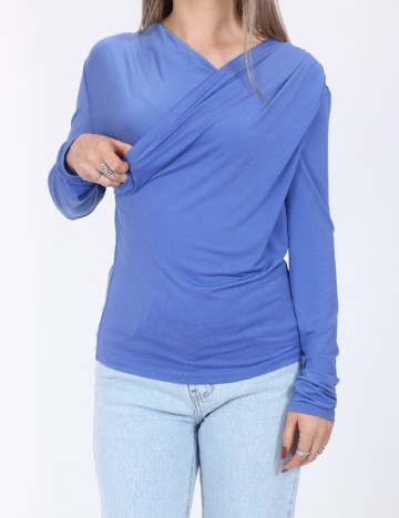 Bluza Jacqueline de Yong, albastru