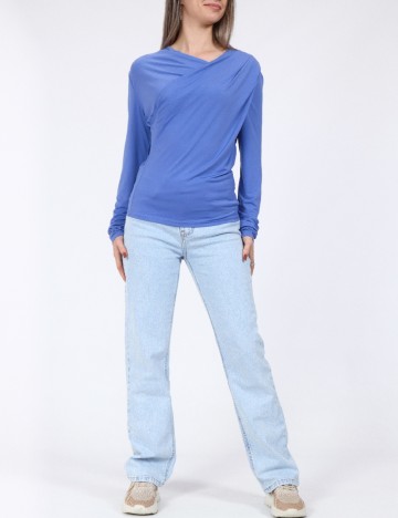 Bluza Jacqueline de Yong, albastru