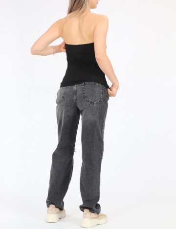 Top Jacqueline de Yong, negru