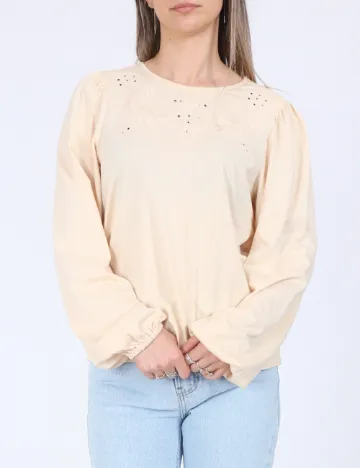 Bluza Jacqueline de Yong, crem