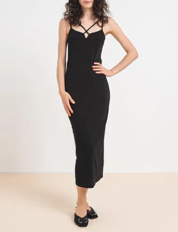 Rochie medie Jacqueline de Yong, negru
