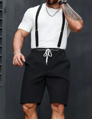 Pantaloni scurti SHEIN, negru