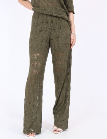 Pantaloni Jacqueline de Yong, verde
