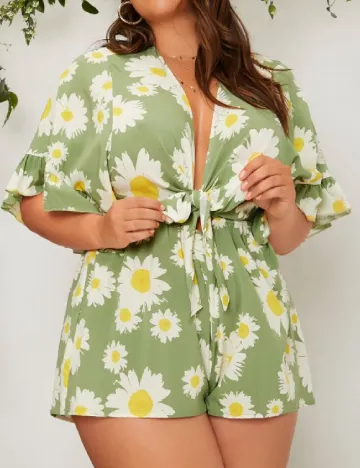 Salopeta SHEIN CURVE, verde
