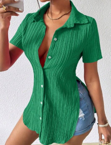 Camasa SHEIN, verde