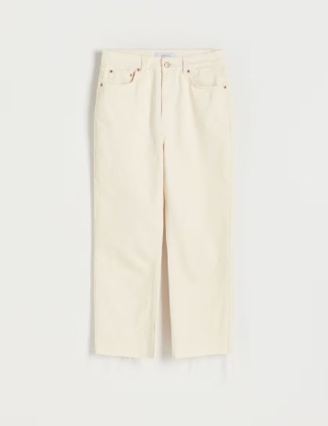 Blugi Reserved, crem