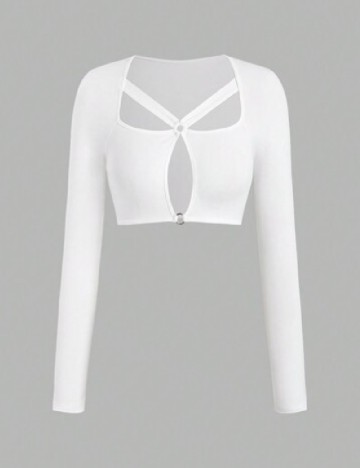 Top SHEIN, alb