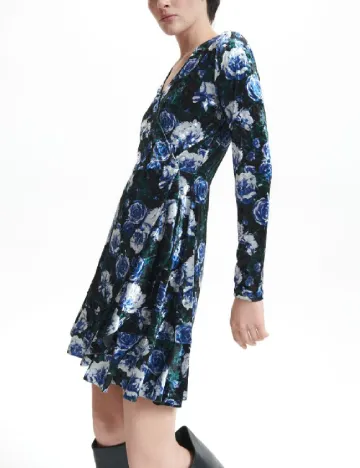 Rochie scurta Reserved, floral print