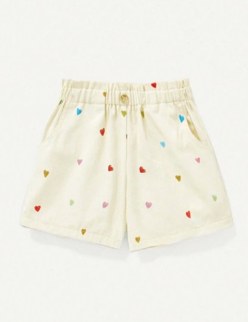 Pantaloni scurti Shein Kids, galben