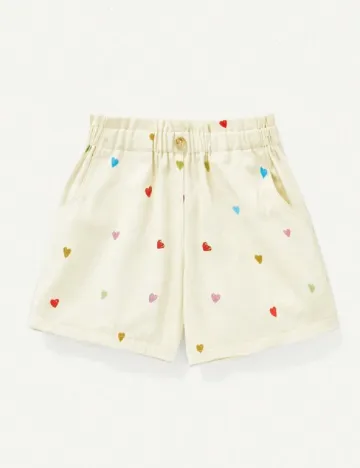 Pantaloni scurti Shein Kids, galben