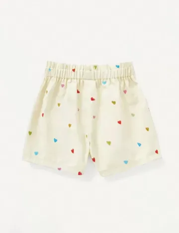 Pantaloni scurti Shein Kids, galben
