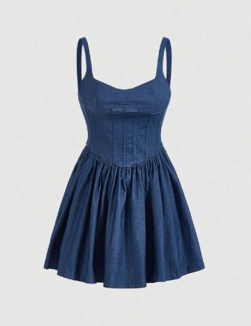 Rochie scurta SHEIN, albastru