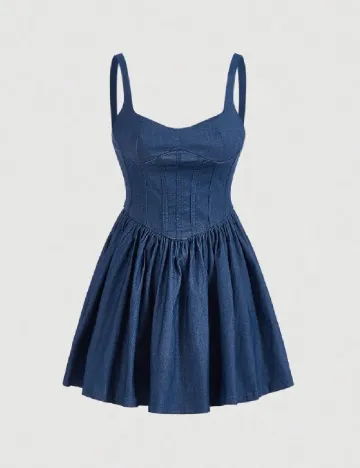 Rochie scurta SHEIN, albastru
