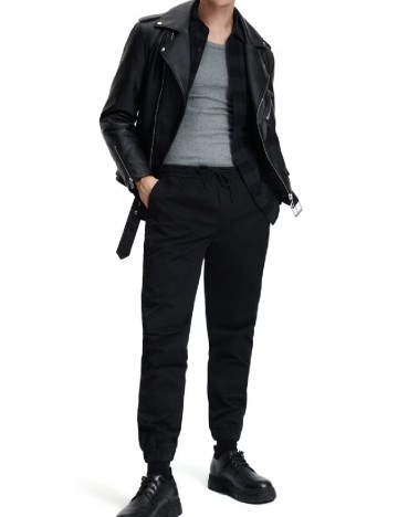 Pantaloni Reserved, negru