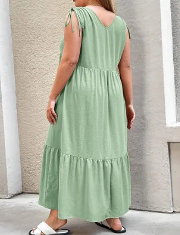 Rochie lunga SHEIN CURVE, verde