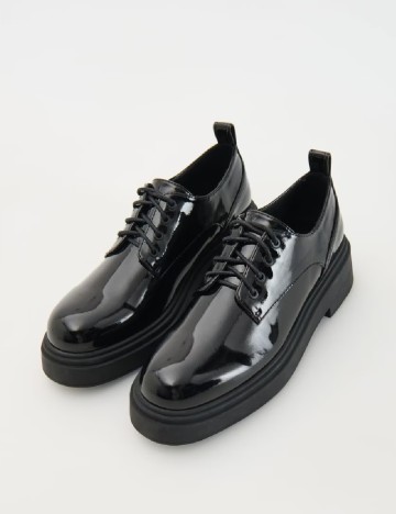 Pantofi Reserved, negru