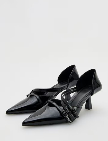 Pantofi Reserved, negru